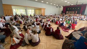 Folkloras kopu mēģinājums Ropažos 13.05.2025.