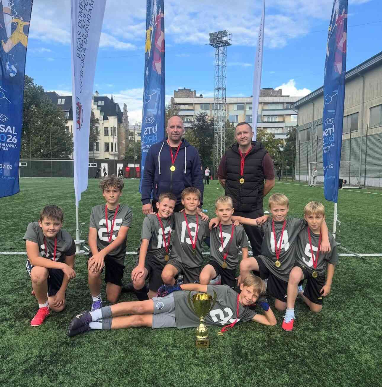 1. vieta Rīgas finālturnīrā futbolā!