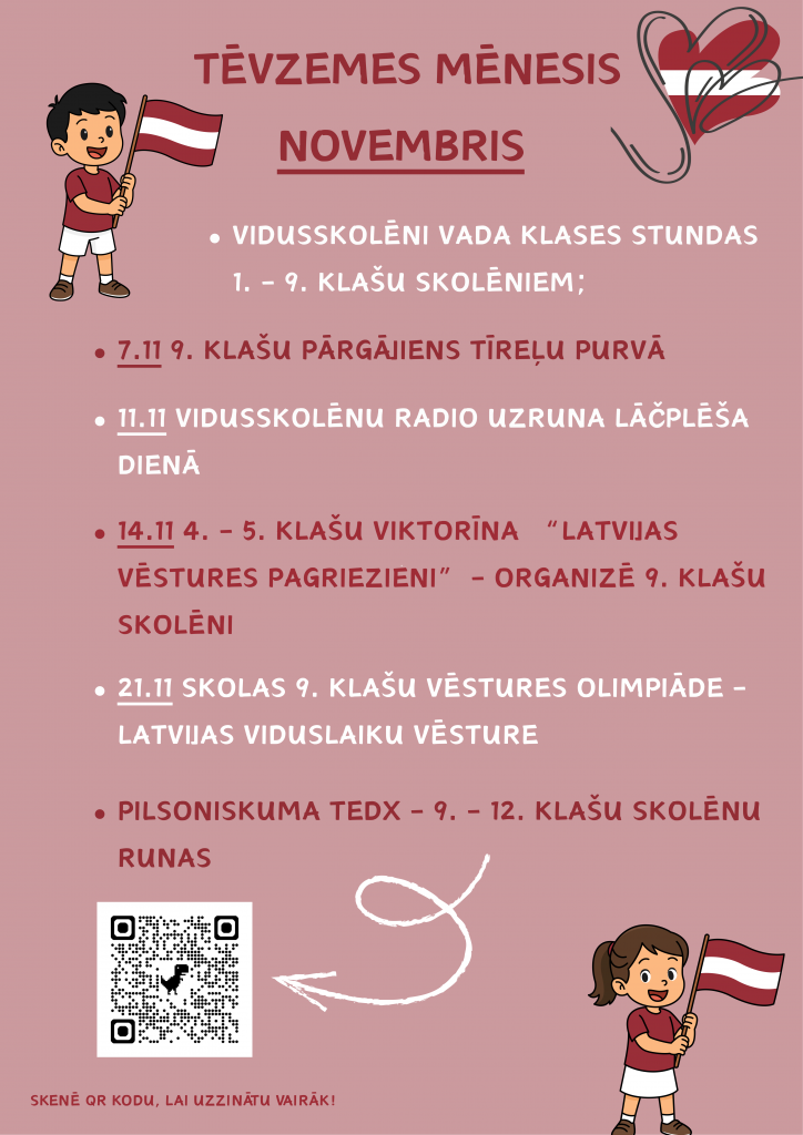 Novembris - Tēvzemes mēnesis.