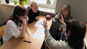 7. klases nodarbībā “ES, TU, MĒS LĪDZDARBOJAMIES”, 23.01.2026.