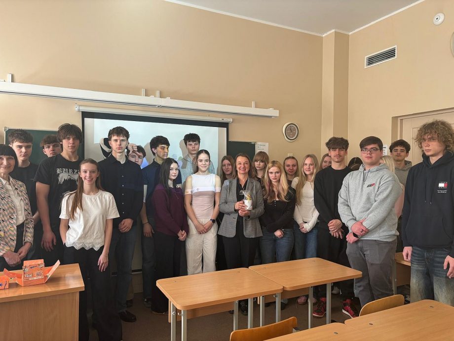 Austrijas vēstnieces vizīte skolā 26.03.2026.