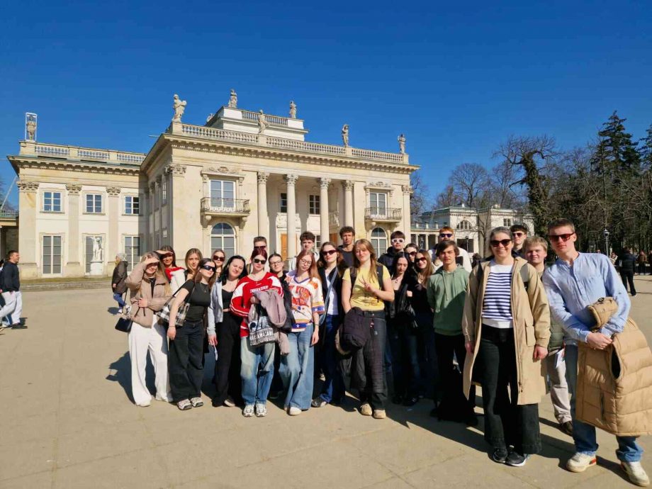 11.b klase mācību praksē Varšavā. Marts, 2026.