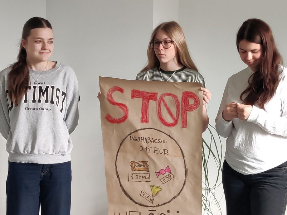10.d akcijā “JĀ! AKTĪVISMS AR MĀKSLU!”
