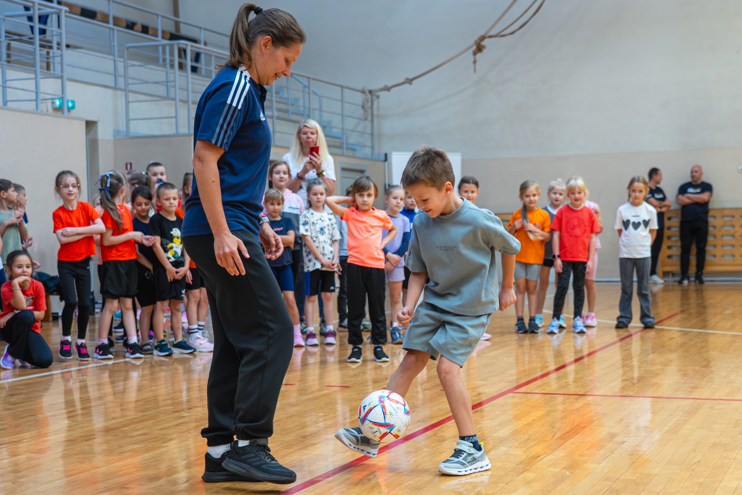 Futbola diena 1.–3. kl. sadarbībā ar Latvijas Futbola federāciju